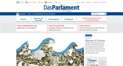 Desktop Screenshot of das-parlament.de